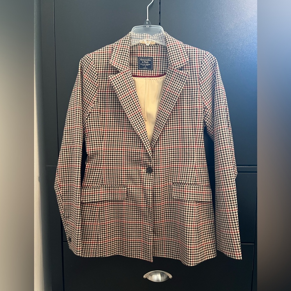 Abercrombie Plaid Blazer